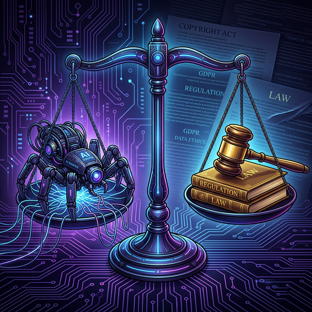 AI web scraping vs legal regulation